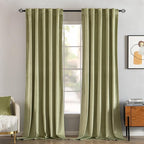MIULEE Velvet Curtains 96 inches 2 Panels by MIULEE