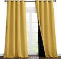 NICETOWN Full Shading Curtains 90 inches Long 2 Panels Set by NICETOWN
