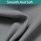 Yakamok Soft and Smooth Full Shading Curtains, 100% Blackout Curtains - Image 7