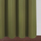 LEMOMO Blackout Curtains 38 x 84 inch/Olive Green Curtains Set of 2 - Image 9