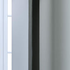 Yakamok 84 Inch Length Gray and Greyish White Gradient Color Ombre Curtains - Image 7