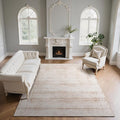 8x10 Washable Area Rugs for Living Room, Dining Room- Modern Abstract Large by Lbris