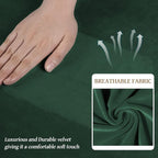 WEERRW 4 Pieces Velvet High Stretch Couch Covers - Image 4