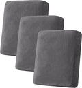 H.VERSAILTEX Velvet Stretch Couch Cushion Cover Plush Cushion Slipcover by HVERSAILTEX