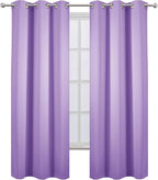 LEMOMO Blackout Curtains 38 x 84 inch/Lavender Curtains Set of 2 Panels/Thermal - Image 2