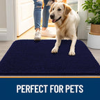 OLANLY Dog Door Mat for Muddy Paws 47x24, Absorbs Moisture and Dirt, Absorbent - Image 6