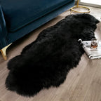 Ashler Faux Fur Rug, Fluffy Sheepskin Fur Rug, Fuzzy Ultra Soft 2 x 6 Ft Rugs by AshlerHomeDeco