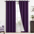 Yakamok Room Darkening 100% Blackout Curtains Grommet Window Treatments by Yakamok