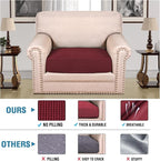 H.VERSAILTEX Super Stretch Individual Seat Cushion Covers Sofa Covers Couch - Image 2