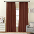 IVAPUPU Pinch Pleated Linen Curtains 96 Inches Long by IVAPUPU