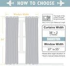 ChrisDowa 100% Blackout Curtains 84 inch Long - Image 6