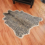 Leopard Print Rug, Faux Cowhide, Artificial Carpet, Simulation Cowhide - Image 4