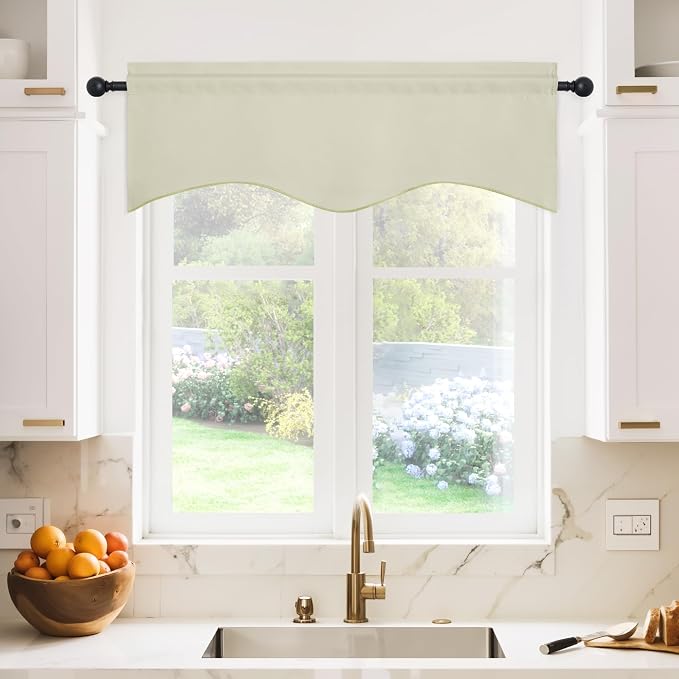 NICETOWN Blackout Valances for Kitchen Window - Image 2