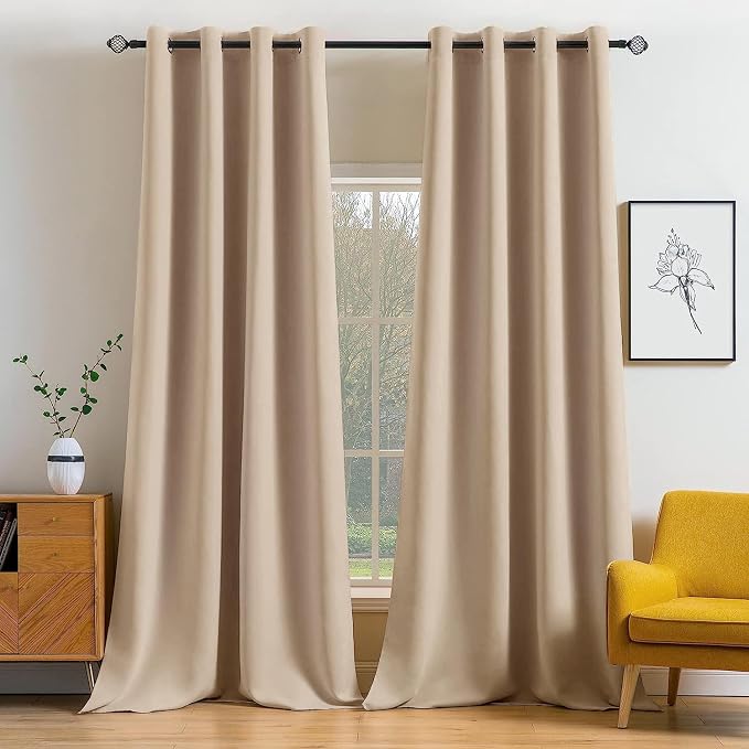 MIULEE Blackout Curtains 98 Inches Long by MIULEE