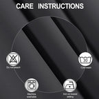 LEMOMO Dark Grey Thermal Blackout Curtains/42 x 95 Inch/Set of 2 Panels Room - Image 4