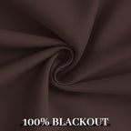 Yakamok Room Darkening 100% Blackout Curtains Grommet Window Treatments - Image 6