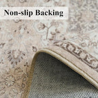 10x14 Washable Vintage Area Rug - Image 5