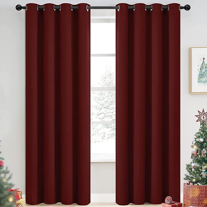 Yakamok Blackout Curtains Room Darkening Thermal Insulated Window Panels by Yakamok