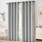 Yakamok Room Darkening Grommet Window Drapes Thermal Insulated Light Blocking - Image 2