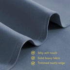 NICETOWN Stone Blue Thermal Insulated Curtains Blackout Draperies, 34 by 40 - Image 5