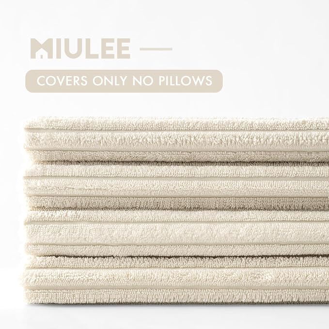 MIULEE Boho Farmhouse Throw Pillow Covers 18x18 Inch Set of 4 Mordern Nordic - Image 6