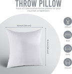 Utopia Bedding 16x16 Pillow Inserts, Sofa & Couch – Soft, Supportive & Fluffy - Image 7