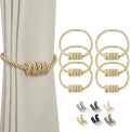 BEL AVENIR Magnetic Curtain Tiebacks, Decorative Drapery Holdbacks Modern Woven by BELAVENIR