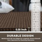 KOZYFLY Indoor Door Mat 2x3 ft Small Area Rugs Washable Front Door Mat Non Slip - Image 4