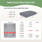 Couch Cushion Covers for Sofa Couch Covers Wear-Resistant Universal Sofa Cover - Image 2