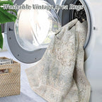 8x10 Area Rug Non Slip Boho Large Rug Entryway Indoor Mat Machine Throw Bedside - Image 4