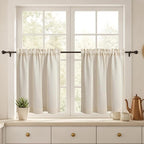 Boho Kitchen Cafe Curtains 25x24 Inch, 2 Panels - Image 2