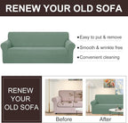 U-NICE HOME 4 Seater Stretch Couch Cover Sofa Cover Washable Sofa Slipcover - Image 5