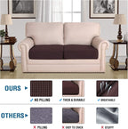 H.VERSAILTEX High Stretch Couch Cushion Covers, Chair Sofa Seat Slipcovers - Image 5