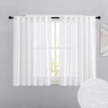 RYB HOME White Curtains for Bedroom by RYBHOME