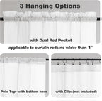 Chyhomenyc White Sheer Valances - Image 5