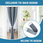 H.VERSAILTEX Doorway Curtain Blackout Closet Door Curtain Room Divider Window - Image 7
