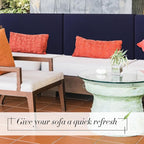 Newwiee Set of 4 Stretch Patio Cushion Covers Sofa Couch Seat Chair Slipcovers - Image 5