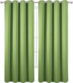 LEMOMO Light Green Thermal Blackout Curtains/52 x 95 Inch/Set of 2 Panels Room - Image 2