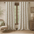 Farmhouse Floral Curtains 96 Inches Long 100% Blackout Living Room Drapes by Unknown