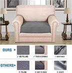 H.VERSAILTEX Super Stretch Individual Seat Cushion Covers Sofa Covers Couch - Image 2
