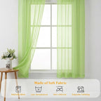 Gwine Sheer Curtains 84 Inches Long - Image 7