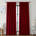 Simplebrand Red Blackout Curtains by Simplebrand