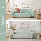 HANDONTIME Farmhouse Sofa Covers - Image 2
