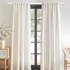VOIIY White Curtain Rods for Windows 18 to 42 Inch, Size:18''-42'' - Image 2