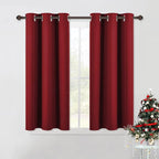 NICETOWN Christmas Window Curtains Blackout Drapes, Thermal Insulated Solid by NICETOWN