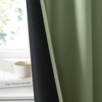 RYB HOME 100% Blackout Short Curtains - Image 4