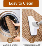 eqivei Kitchen Rugs and Mats Non Skid Washable Set of 2 PCS, Absorbent Runner - Image 6