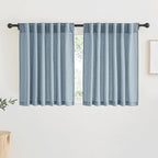 RYB HOME Linen Texture Curtains by RYBHOME