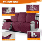 VANSOFY Waterproof Recliner Couch Covers, Sofa Covers 1-Piece Washable - Image 7