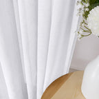 Tollpiz Short Sheer Tier Curtains Linen Textured Half Kitchen Curtain Sheers - Image 3